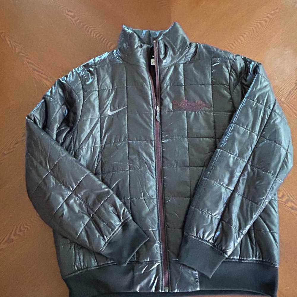 Nike Black Quilted Puffer Jacket with Stand-Up Collar - Kobe - KB24